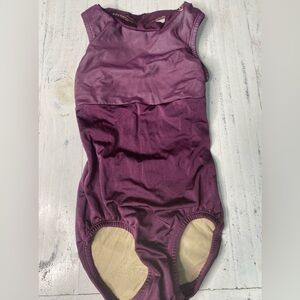 Plum Second Skin medium Sleeveless Leotard